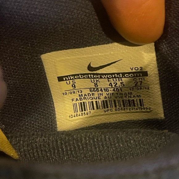 Men’s sz. 9 Nike Fingertrap Maxx - Picture 7 of 8